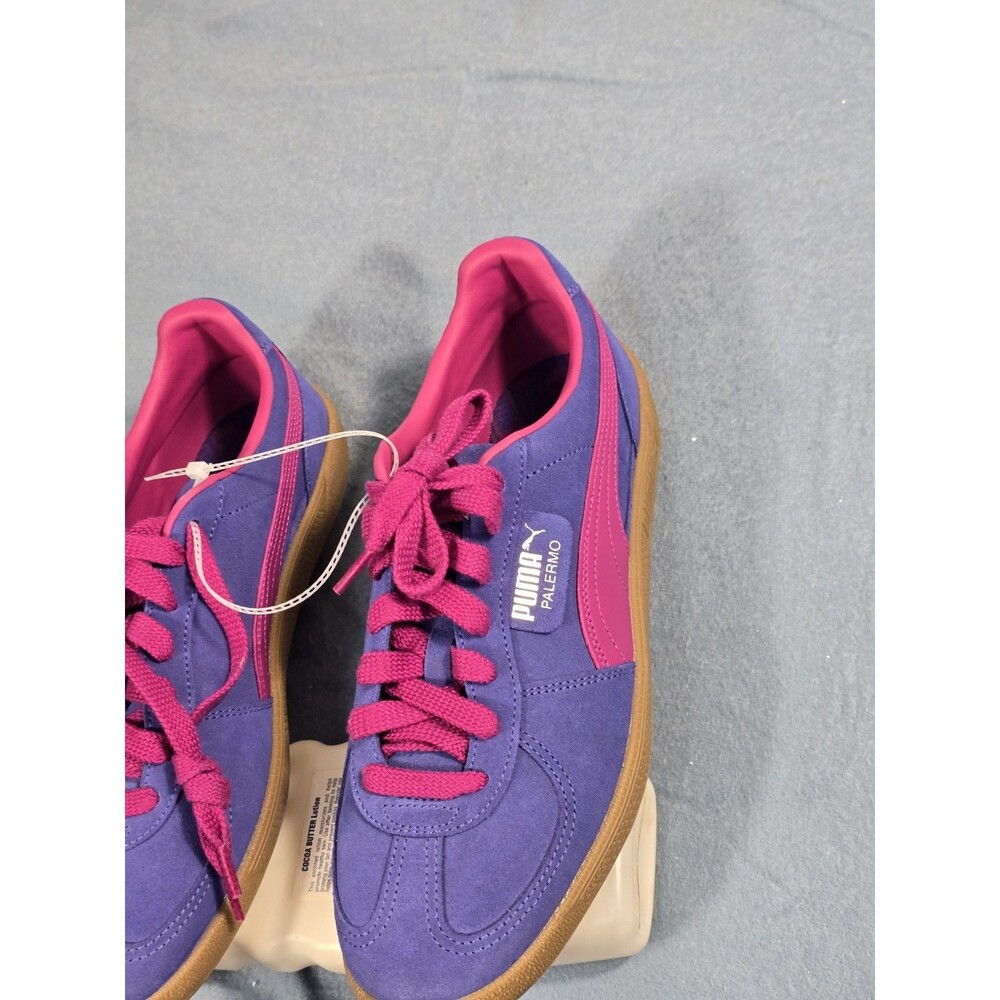 PUMA Palermo Lace Up Mens Blue Sneakrs Casual Shoes 4602195265
